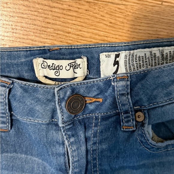 Indigo Rein Light Blue Ankle Jeans - Picture 3 of 4